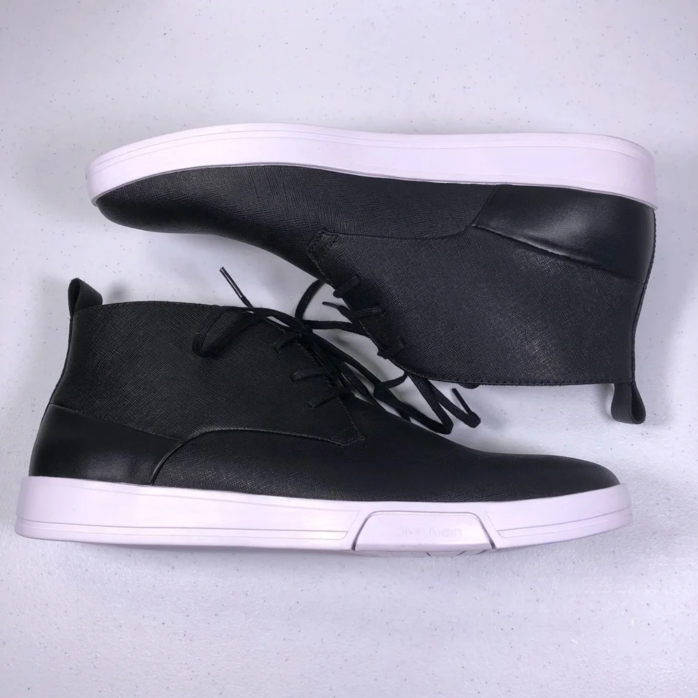 CALVIN Klein Men’s Bain Saffiano Sneaker Shoes